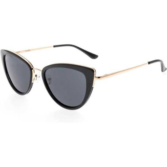 FAA\'N 2024 Retro Big Frame Cat Eye Polarized Sunglasses Women with Spring Hinge